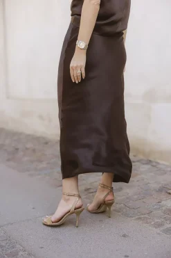 Linea Skirt Chocolate Torte^HIIL STUDIO New
