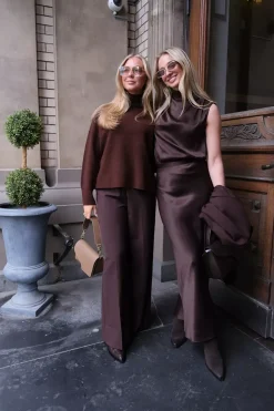 Linea Skirt Chocolate Torte^HIIL STUDIO New