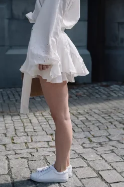 Linen Skirt Shorts White^CONFETTIBIRD Sale