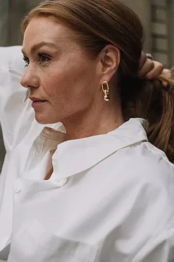 Link Ball Drop Earrings Gold^ANINE BING Sale