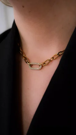 Link Necklace Gold^HIIL STUDIO JEWELRY Hot