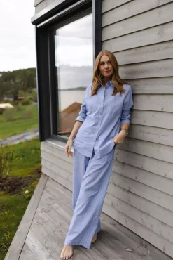 Linn Pant Blue Striped^CARMA COLLECTION Sale
