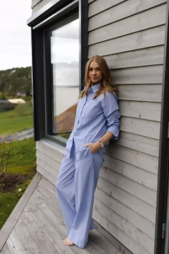 Linn Shirt Blue Striped^CARMA COLLECTION New