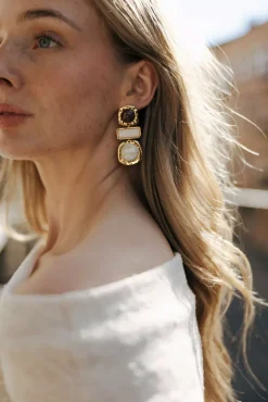 Lizl Earrings Gold Plated^TWISTu0026TANGO Discount