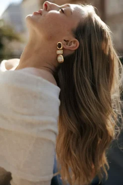 Lizl Earrings Gold Plated^TWISTu0026TANGO Discount