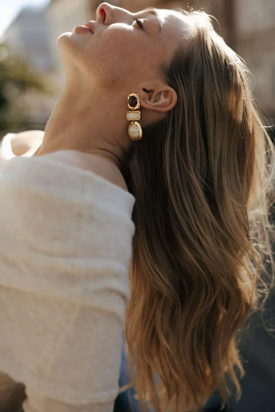 Lizl Earrings Gold Plated^TWISTu0026TANGO Discount