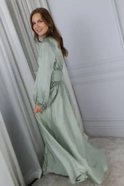 Long Bon Weekend Dress Soft Pistachio^CONFETTIBIRD Fashion