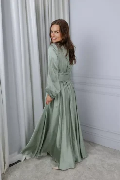 Long Bon Weekend Dress Soft Pistachio^CONFETTIBIRD Fashion
