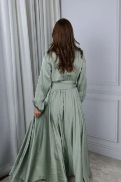 Long Bon Weekend Dress Soft Pistachio^CONFETTIBIRD Fashion