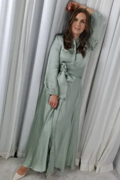Long Bon Weekend Dress Soft Pistachio^CONFETTIBIRD Fashion