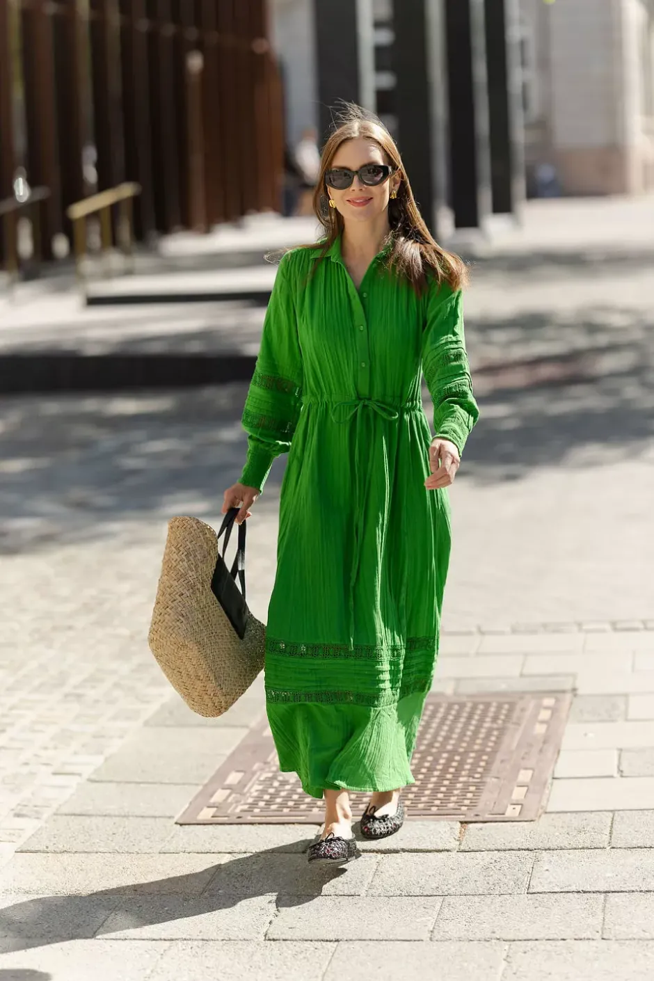 Lotus Dress Goddess Green^NECTAR Outlet