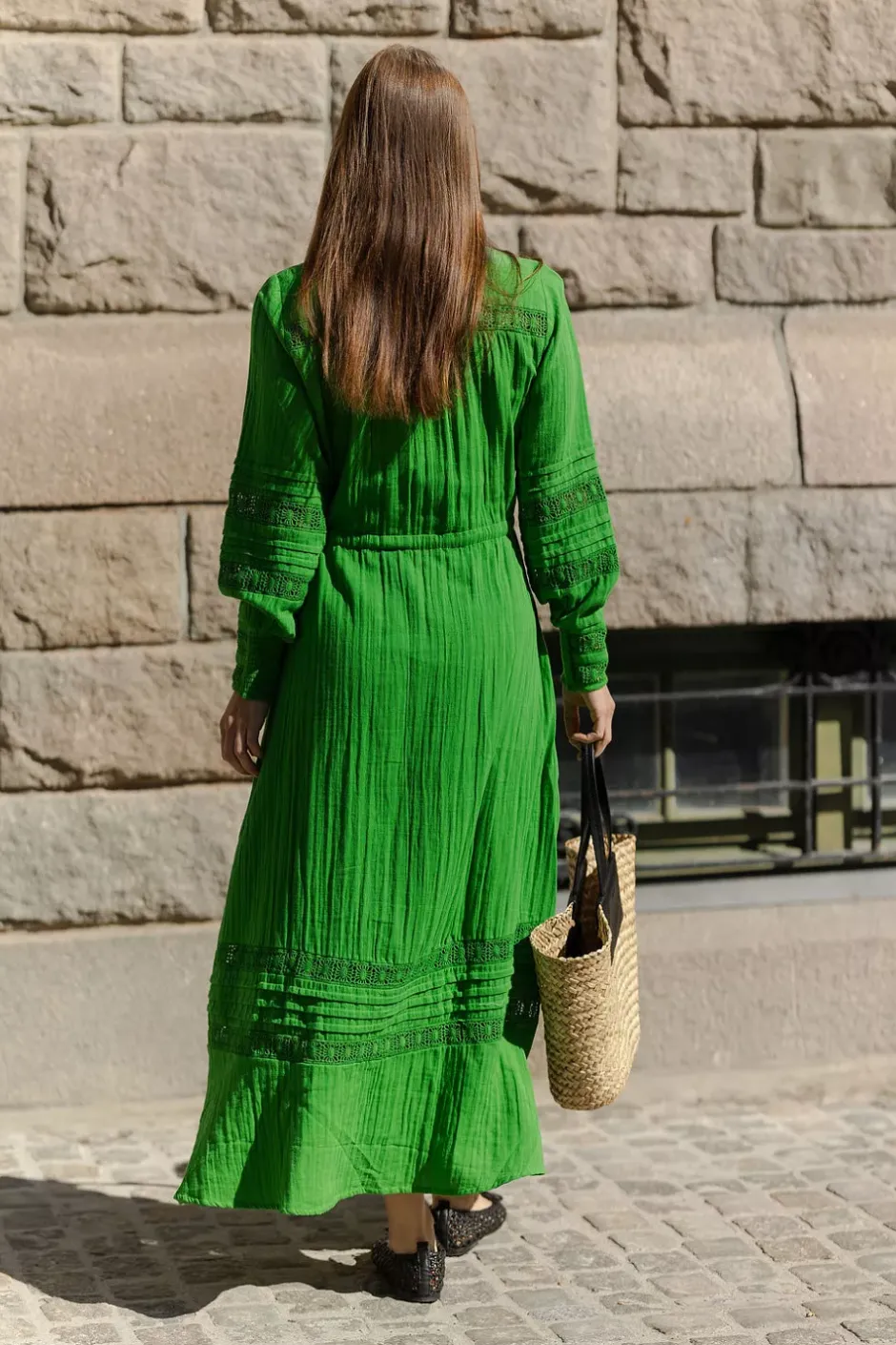 Lotus Dress Goddess Green^NECTAR Outlet