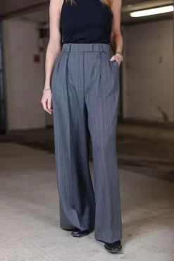 Lou Trouser Black And Grey Stripe^ANINE BING Best