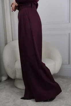 Lou Trouser Bordeaux^ANINE BING Discount