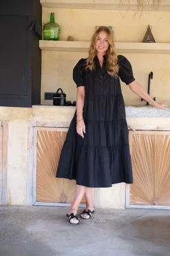 Lucy Dress Black^HIIL STUDIO Fashion