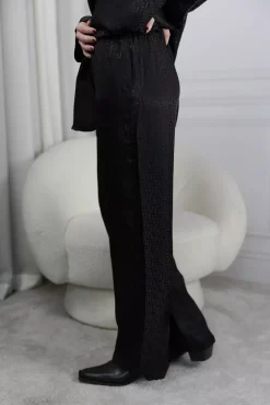 Luka Monogram Trouser Black^HOLZWEILER Clearance