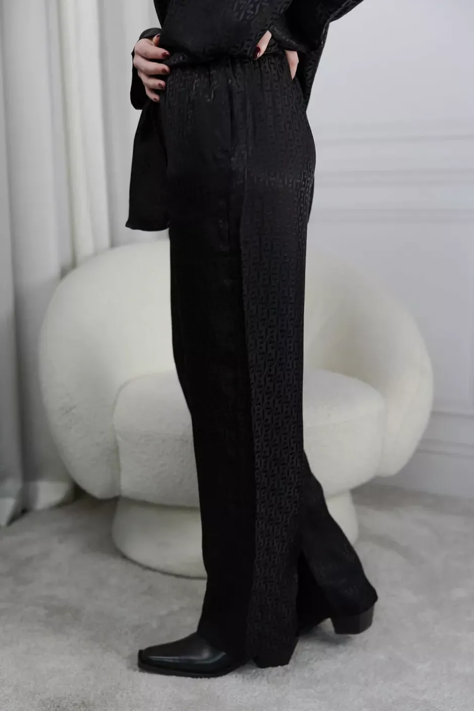 Luka Monogram Trouser Black^HOLZWEILER Clearance