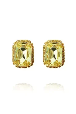 Lydia Cocktail Studs Gold Sunflower/Jonquil^CAROLINE SVEDBOM Fashion