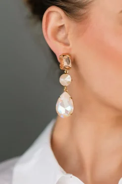 Lydia Grand Earring Gold Ivory Delite Combo^CAROLINE SVEDBOM Discount