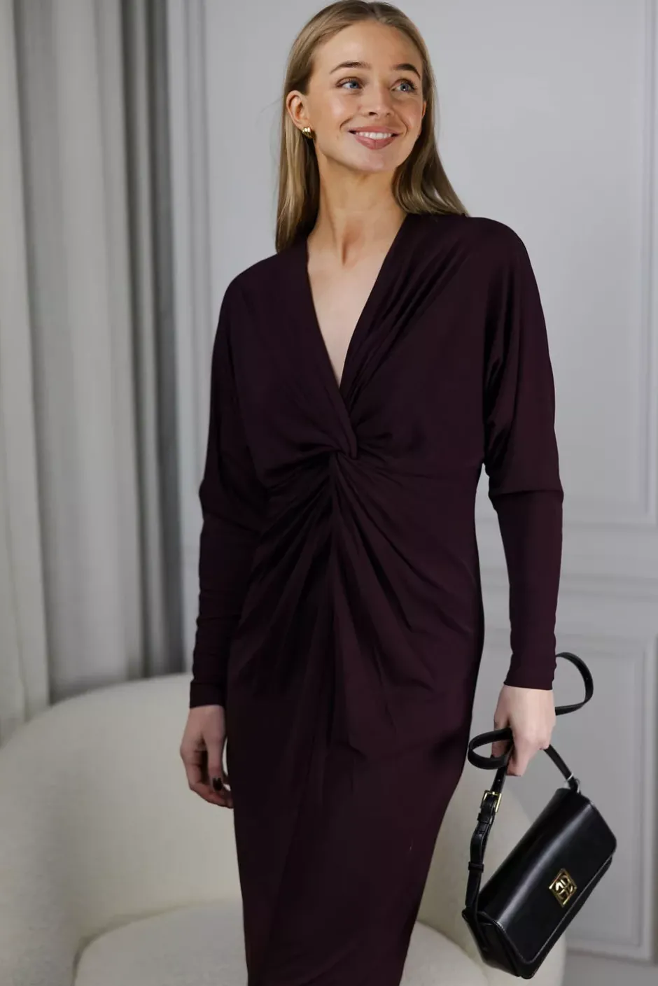 Mathilde Dress Bordeaux^ANINE BING Outlet