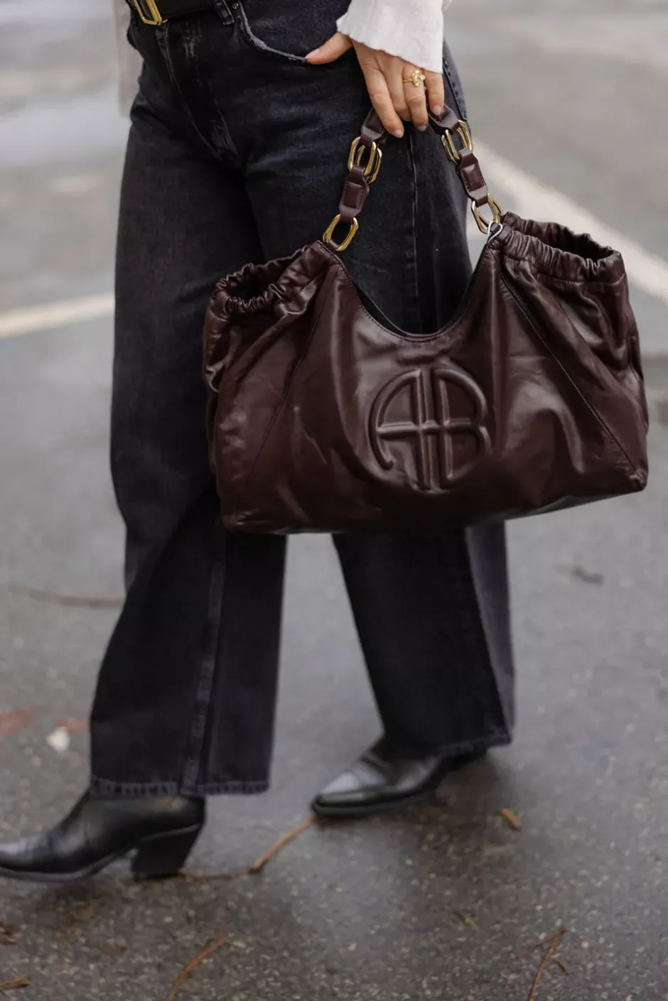 Medium Kate Tote Bordeaux^ANINE BING Clearance