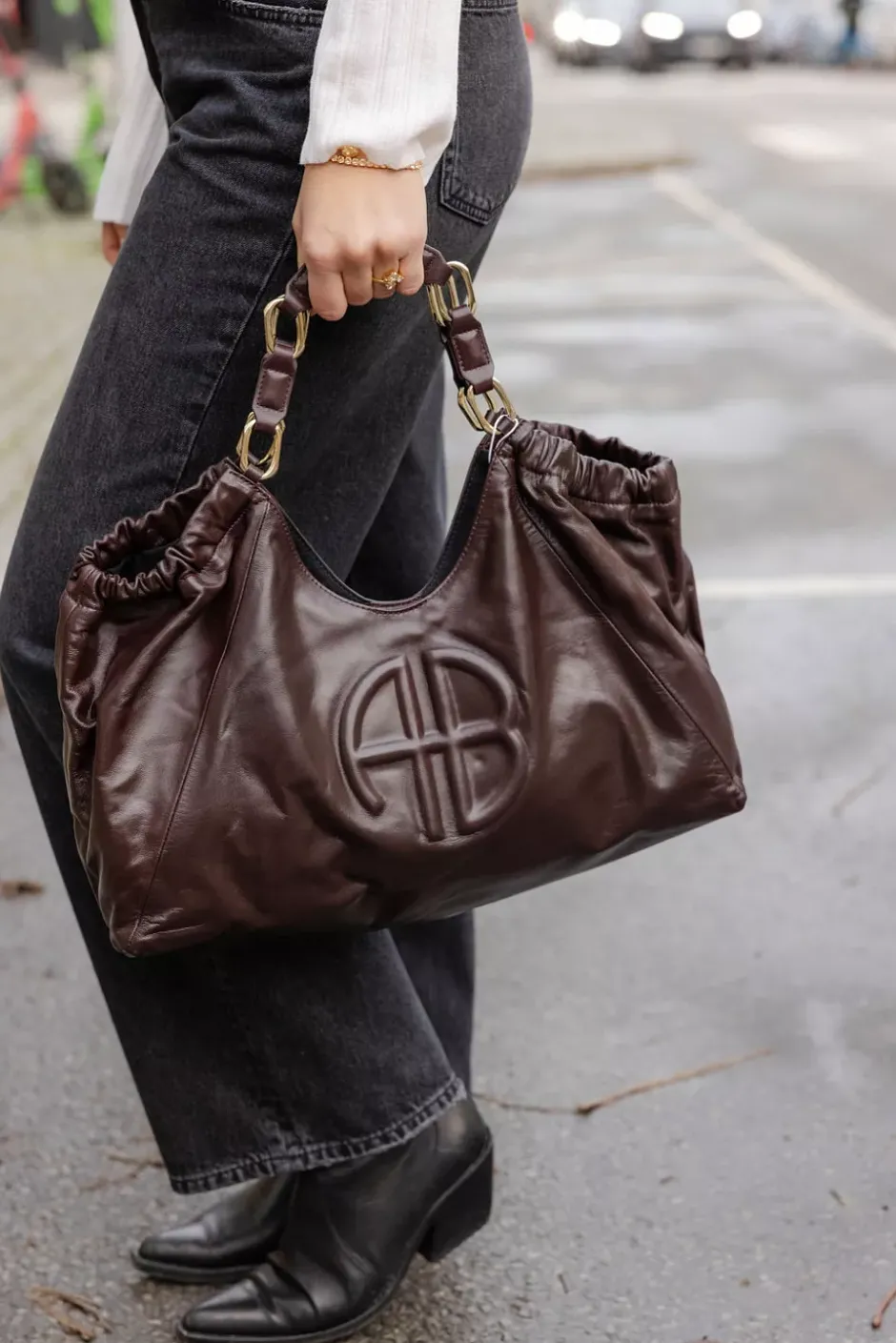 Medium Kate Tote Bordeaux^ANINE BING Clearance