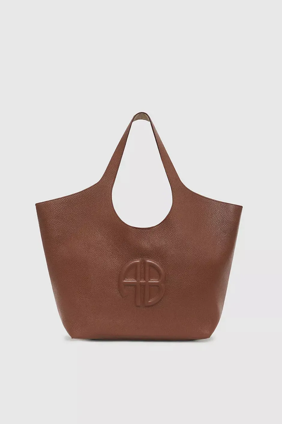 Medium Lili Tote Cognac Pebbled^ANINE BING Best