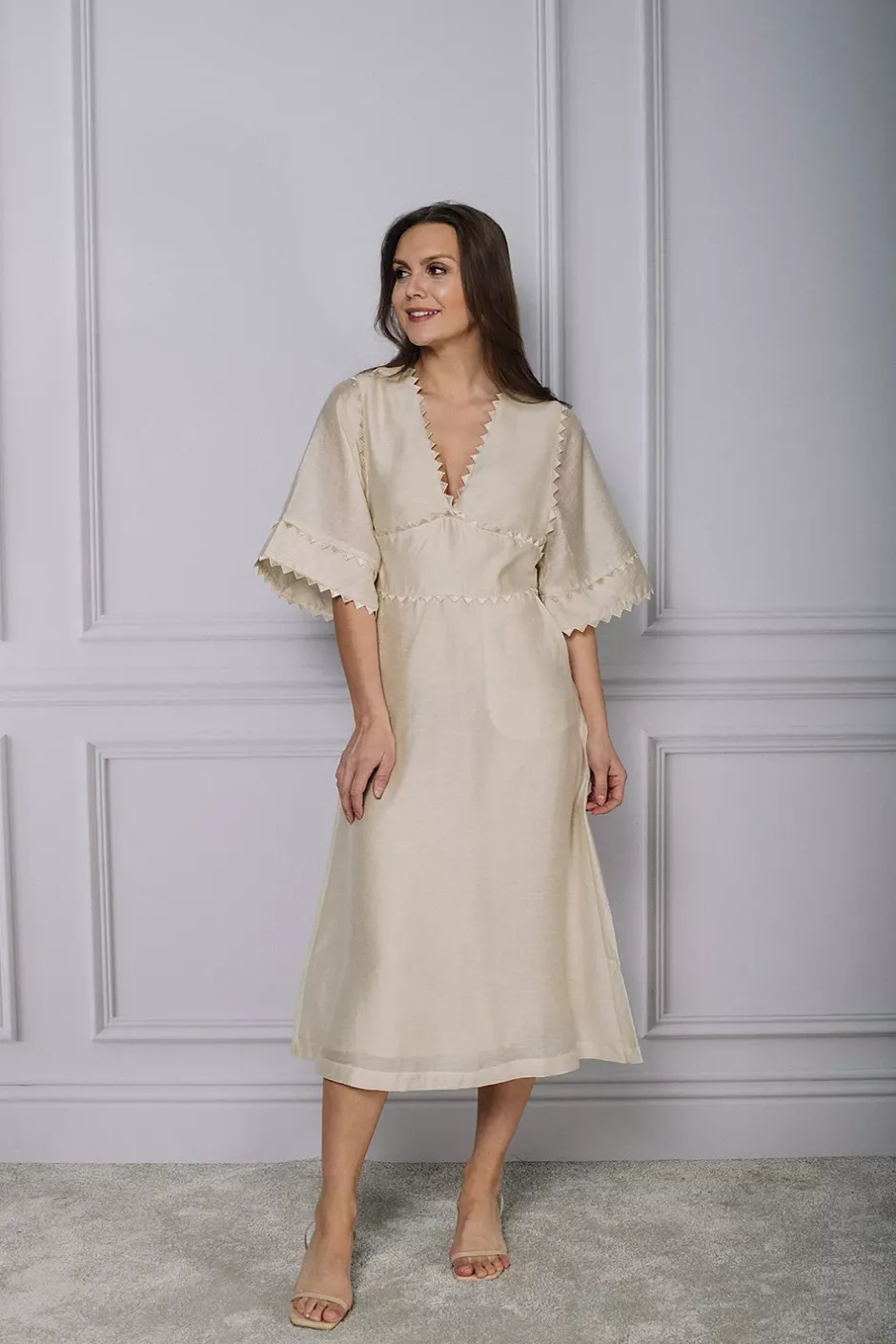 Melanie Dress Cream^MUNTHE Discount