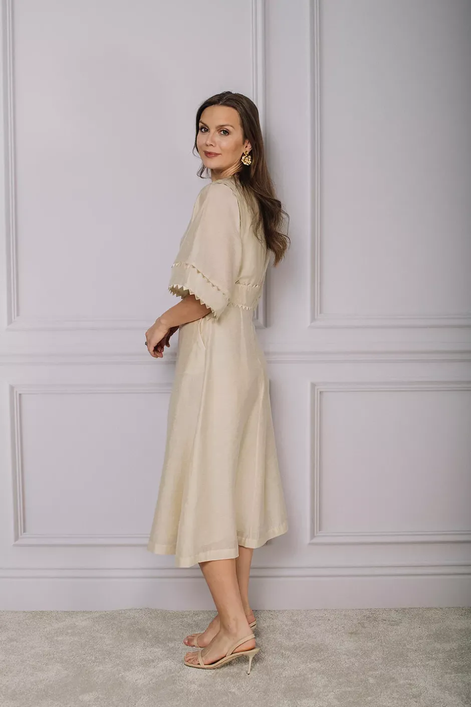Melanie Dress Cream^MUNTHE Discount