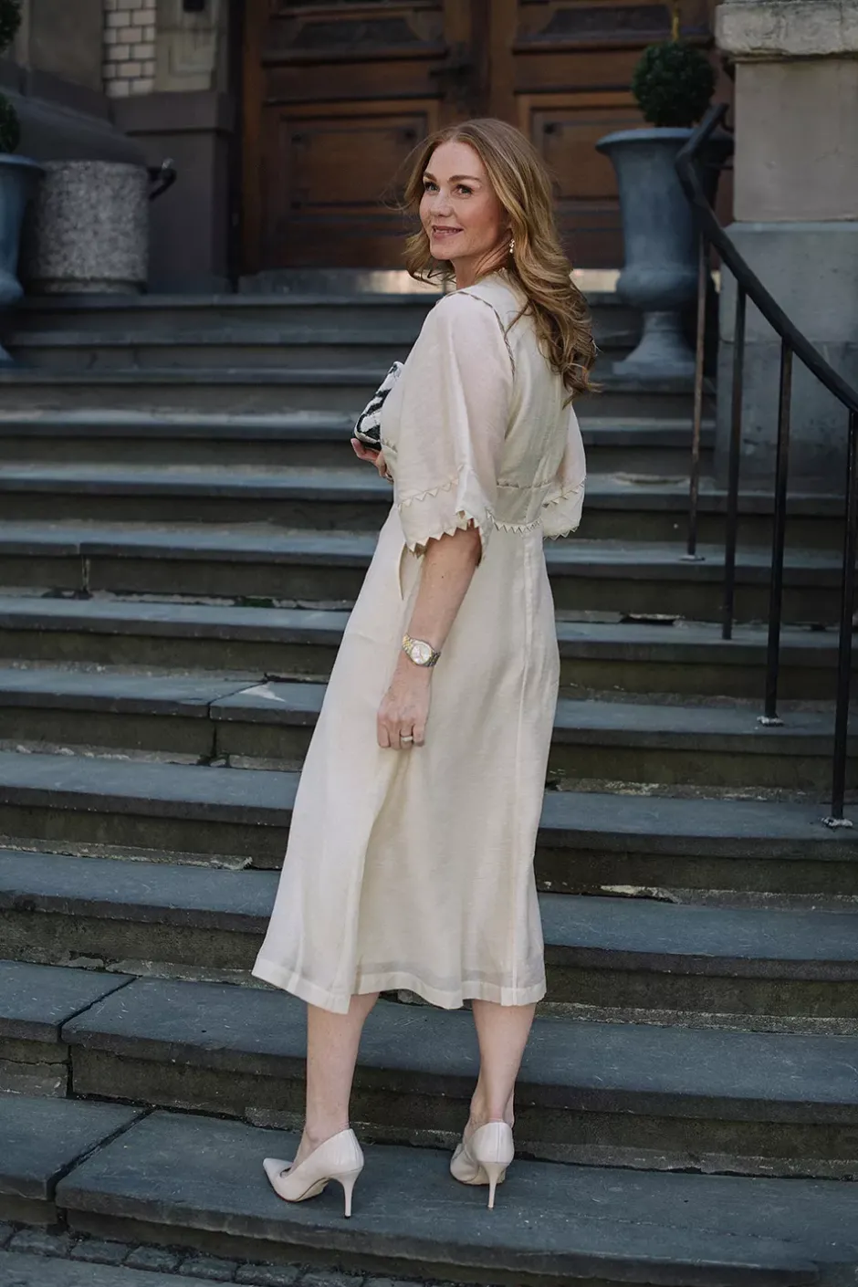 Melanie Dress Cream^MUNTHE Discount