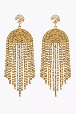 Melinda Earrings Gold Vintage Rose/Golden Shadow^CAROLINE SVEDBOM Clearance