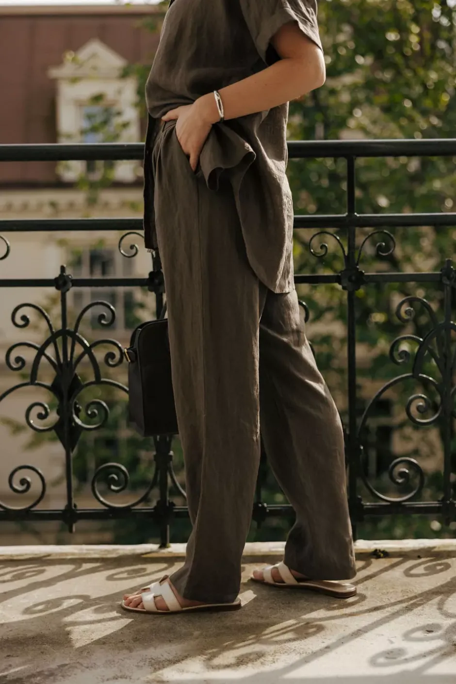 Meloe Trouser Cinnamon Brown^SAND Hot