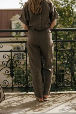 Meloe Trouser Cinnamon Brown^SAND Hot