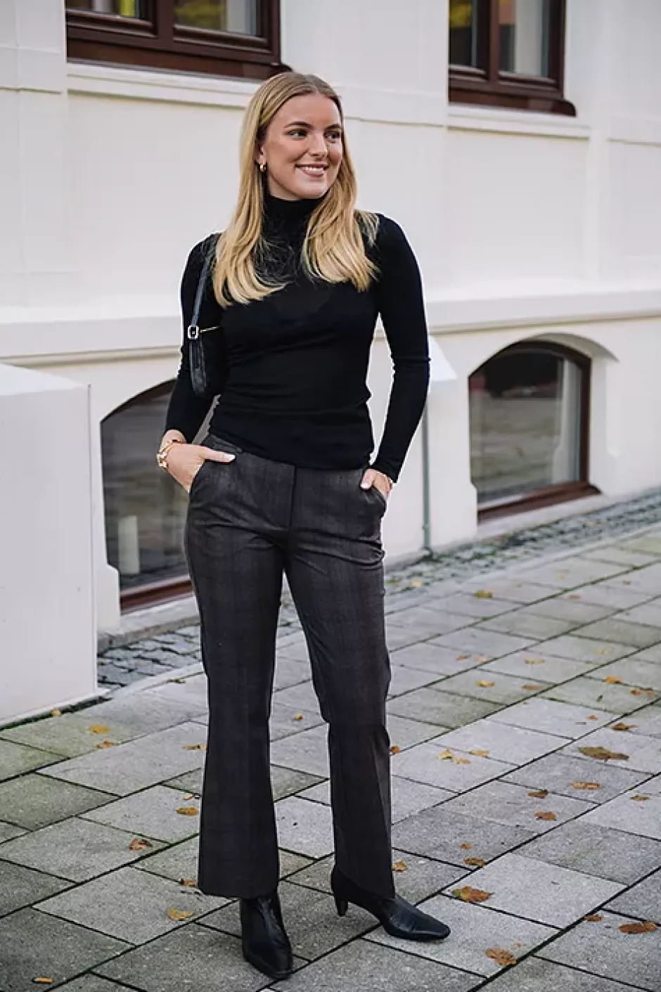 Merino Polo Sweater Black^THE PRODUCT Clearance