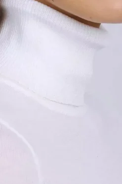 Merino Polo Sweater Off White^THE PRODUCT Outlet
