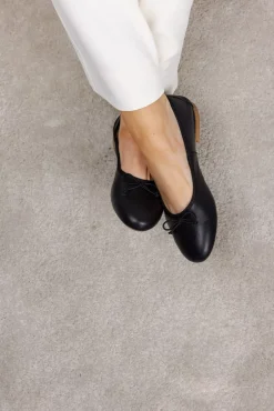 Merle Ballerina Black W/Contrast Sole^BUKELA Clearance