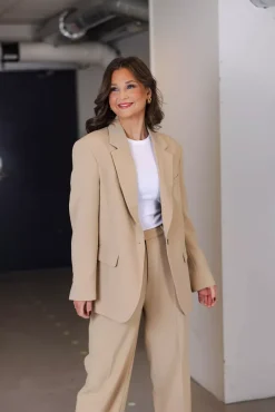 Mia Blazer Camel^HIIL STUDIO Best