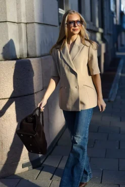 Mia SS Blazer Camel^HIIL STUDIO Best