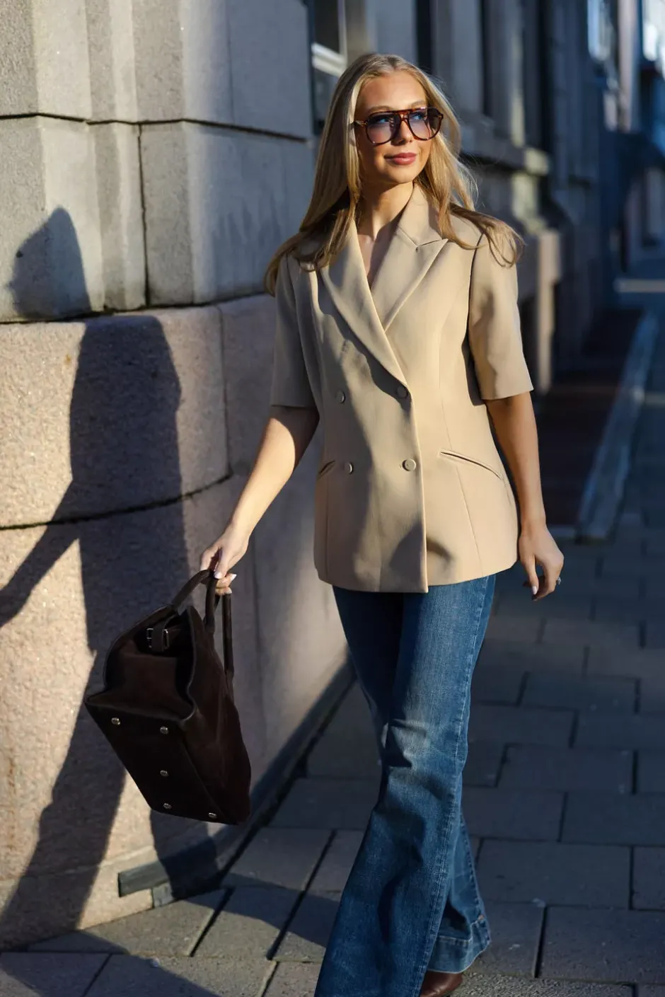Mia SS Blazer Camel^HIIL STUDIO Best