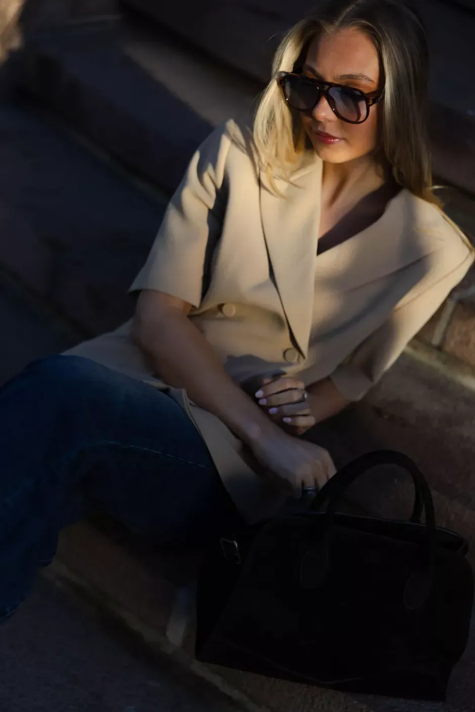 Mia SS Blazer Camel^HIIL STUDIO Best