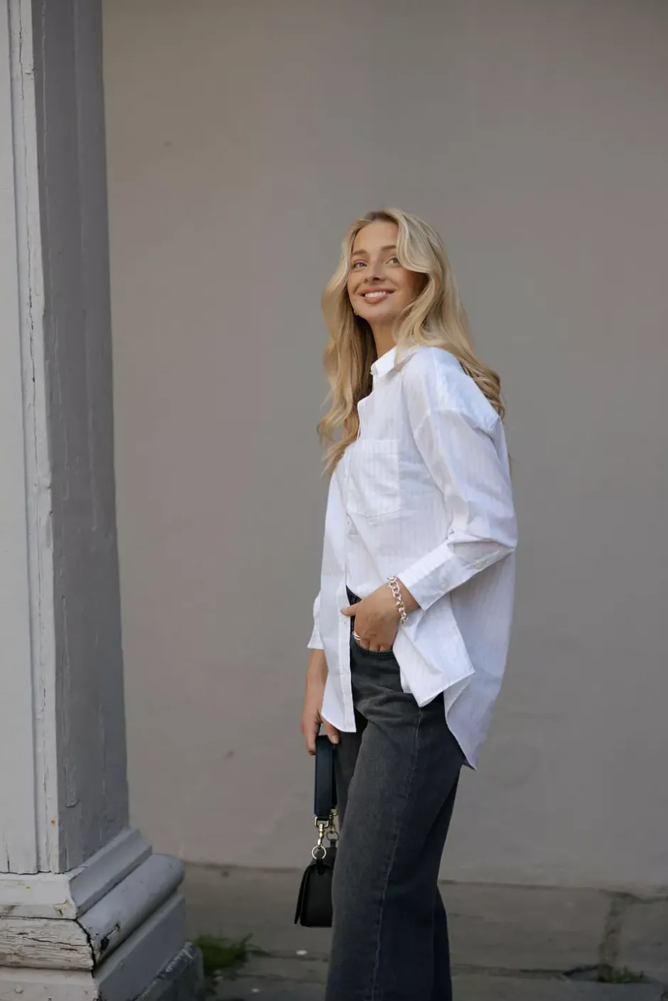 Mika Shirt White And Black Stripe^ANINE BING Best