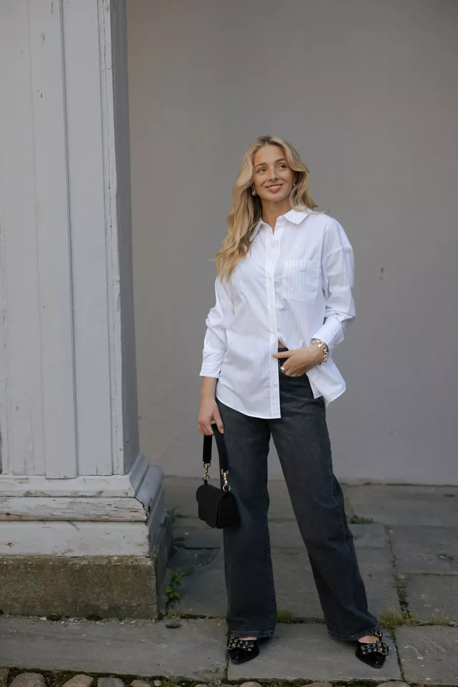 Mika Shirt White And Black Stripe^ANINE BING Best
