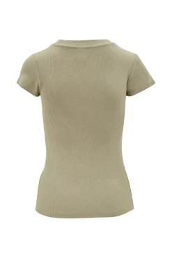 Mila Soft Tee Olive^LUNE ACTIVE Hot