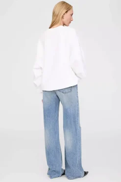 Miles Sweatshirt Framed Monogram Off White^ANINE BING Best