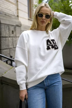 Miles Sweatshirt Letterman Off White^ANINE BING Best