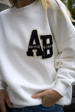 Miles Sweatshirt Letterman Off White^ANINE BING Best