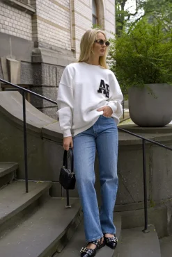 Miles Sweatshirt Letterman Off White^ANINE BING Best