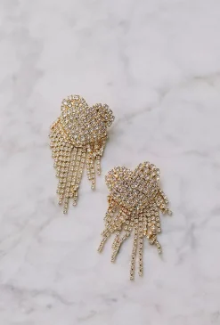 Mini Cordelia Earrings Gold Crystal^CAROLINE SVEDBOM Outlet