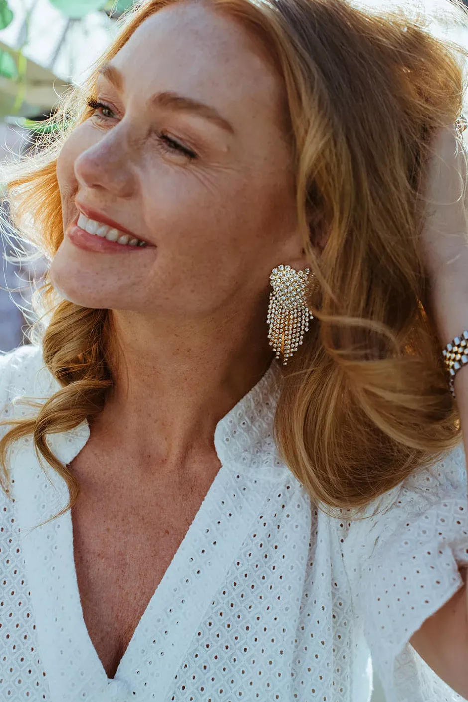 Mini Cordelia Earrings Gold Crystal^CAROLINE SVEDBOM Outlet