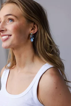 Mini Dione Earrings Gold Sky Ignite^CARMA Clearance